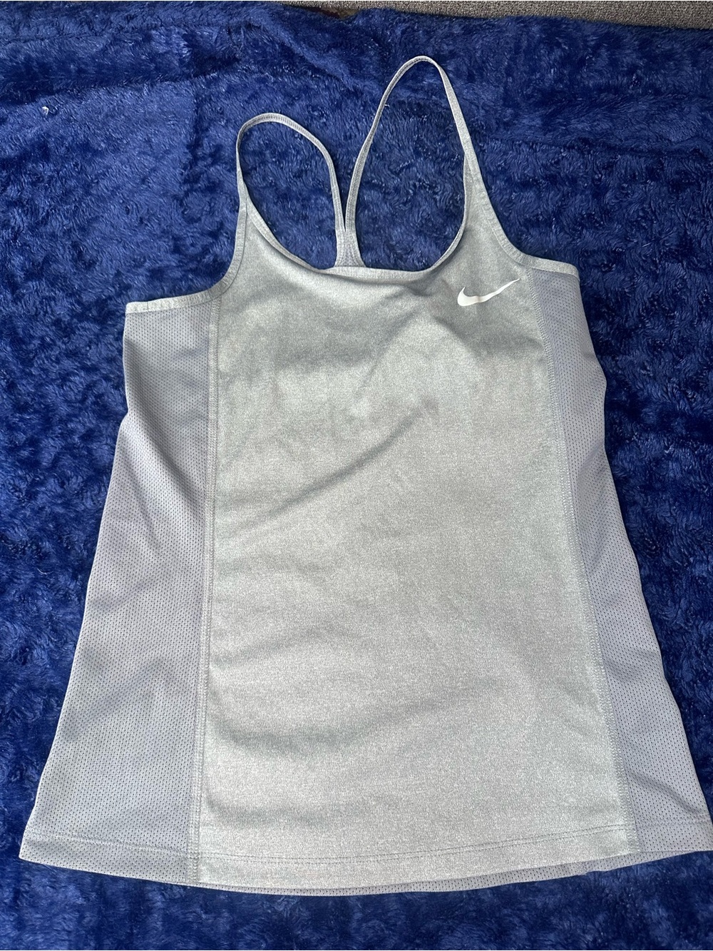 Nike Women’s Light Gray Racerback Camisole Tank
